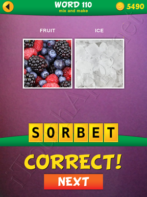 2 Pics 1 Word Mix And Make Pack Word 110 Solution