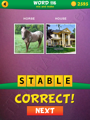 2 Pics 1 Word Mix And Make Pack Word 116 Solution
