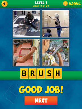 4 Pics 1 Word Puzzle - More Words - Level 1 Word 11 Solution