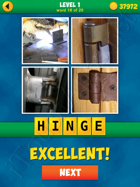 4 Pics 1 Word Puzzle - More Words - Level 1 Word 18 Solution