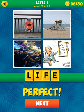 4 Pics 1 Word Puzzle - More Words - Level 1 Word 20 Solution