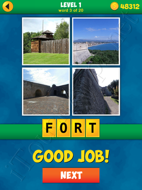 4 Pics 1 Word Puzzle - More Words - Level 1 Word 3 Solution