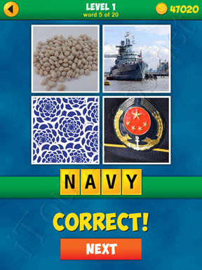 4 Pics 1 Word Puzzle - More Words - Level 1 Word 5 Solution