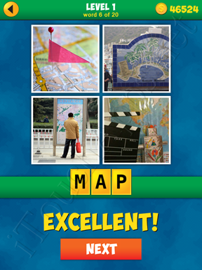 4 Pics 1 Word Puzzle - More Words - Level 1 Word 6 Solution