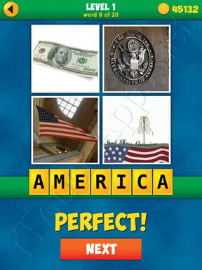 4 Pics 1 Word Puzzle - More Words - Level 1 Word 8 Solution