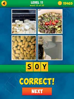 4 Pics 1 Word Puzzle - More Words - Level 11 Word 13 Solution