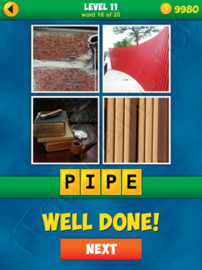 4 Pics 1 Word Puzzle - More Words - Level 11 Word 16 Solution