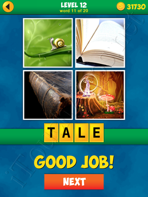 4 Pics 1 Word Puzzle - More Words - Level 12 Word 11 Solution