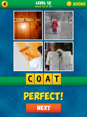 4 Pics 1 Word Puzzle - More Words - Level 12 Word 12 Solution