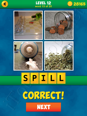 4 Pics 1 Word Puzzle - More Words - Level 12 Word 13 Solution