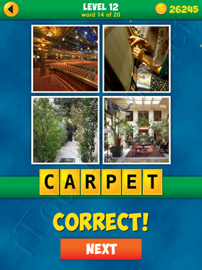 4 Pics 1 Word Puzzle - More Words - Level 12 Word 14 Solution