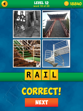4 Pics 1 Word Puzzle - More Words - Level 12 Word 18 Solution