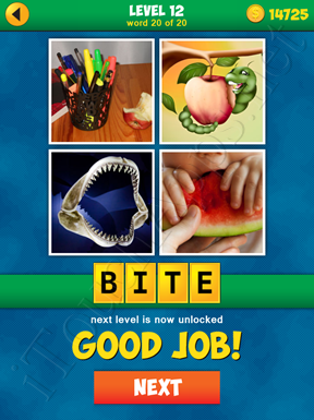 4 Pics 1 Word Puzzle - More Words - Level 12 Word 20 Solution