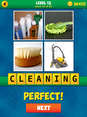 4 Pics 1 Word Puzzle - More Words - Level 13 Word 14 Solution