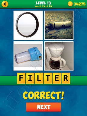 4 Pics 1 Word Puzzle - More Words - Level 13 Word 15 Solution