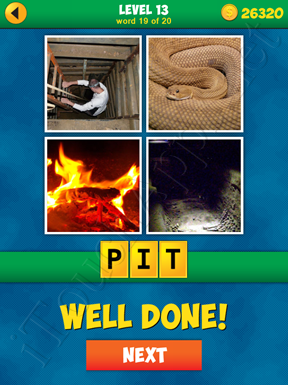 4 Pics 1 Word Puzzle - More Words - Level 13 Word 19 Solution