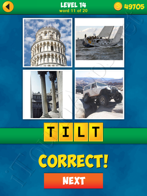 4 Pics 1 Word Puzzle - More Words - Level 14 Word 11 Solution