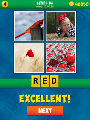 4 Pics 1 Word Puzzle - More Words - Level 14 Word 15 Solution