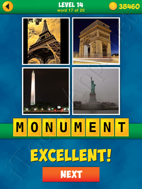 4 Pics 1 Word Puzzle - More Words - Level 14 Word 17 Solution