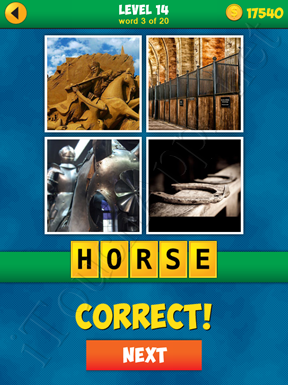 4 Pics 1 Word Puzzle - More Words - Level 14 Word 3 Solution