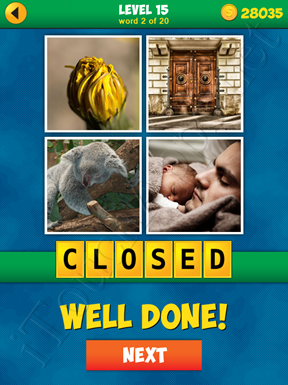 4 Pics 1 Word Puzzle - More Words - Level 15 Word 2 Solution
