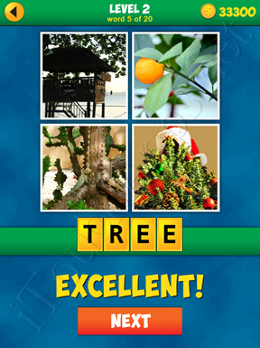 4 Pics 1 Word Puzzle - More Words - Level 2 Word 5 Solution