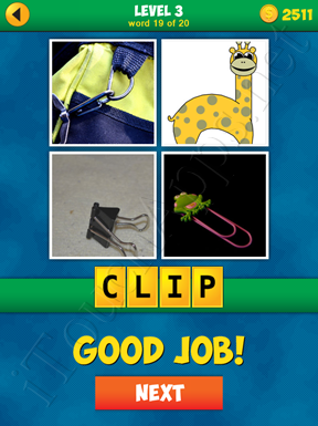 4 Pics 1 Word Puzzle - More Words - Level 3 Word 19 Solution