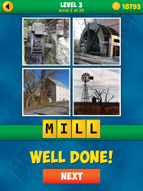 4 Pics 1 Word Puzzle - More Words - Level 3 Word 2 Solution