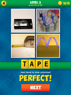 4 Pics 1 Word Puzzle - More Words - Level 3 Word 20 Solution