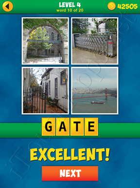 4 Pics 1 Word Puzzle - More Words - Level 4 Word 10 Solution