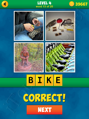 4 Pics 1 Word Puzzle - More Words - Level 4 Word 13 Solution