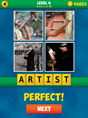 4 Pics 1 Word Puzzle - More Words - Level 4 Word 2 Solution