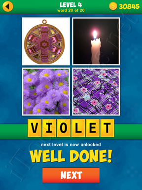 4 Pics 1 Word Puzzle - More Words - Level 4 Word 20 Solution