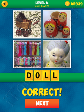 4 Pics 1 Word Puzzle - More Words - Level 4 Word 6 Solution