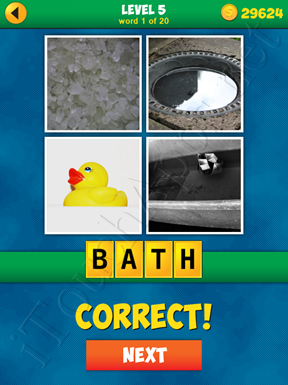 4 Pics 1 Word Puzzle - More Words - Level 5 Word 1 Solution