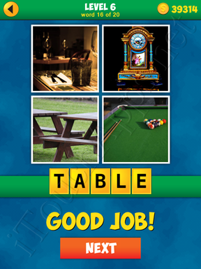 4 Pics 1 Word Puzzle - More Words - Level 6 Word 16 Solution