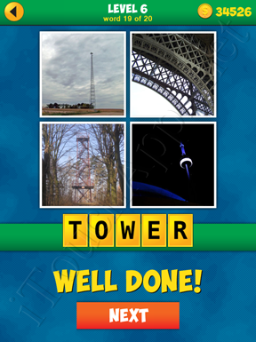 4 Pics 1 Word Puzzle - More Words - Level 6 Word 19 Solution