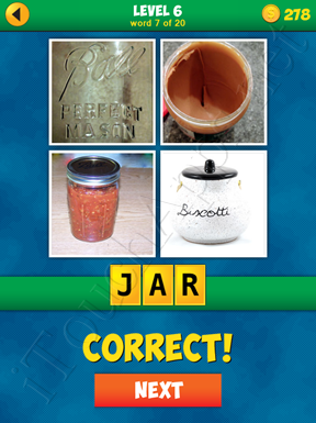 4 Pics 1 Word Puzzle - More Words - Level 6 Word 7 Solution