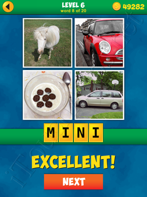 4 Pics 1 Word Puzzle - More Words - Level 6 Word 8 Solution