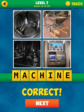 4 Pics 1 Word Puzzle - More Words - Level 7 Word 12 Solution