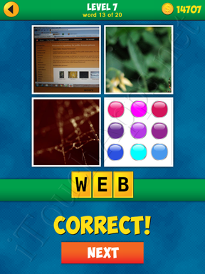 4 Pics 1 Word Puzzle - More Words - Level 7 Word 13 Solution