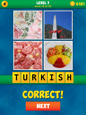 4 Pics 1 Word Puzzle - More Words - Level 7 Word 19 Solution