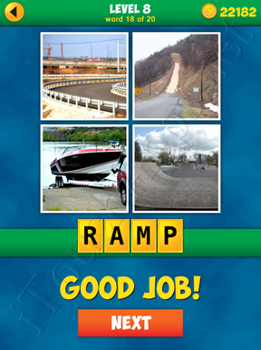 4 Pics 1 Word Puzzle - More Words - Level 8 Word 18 Solution