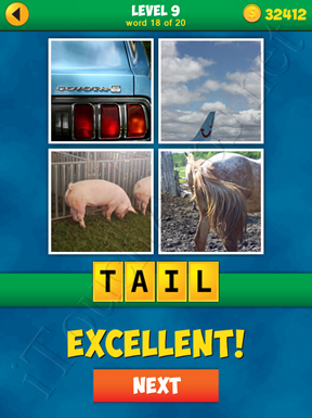 4 Pics 1 Word Puzzle - More Words - Level 9 Word 18 Solution