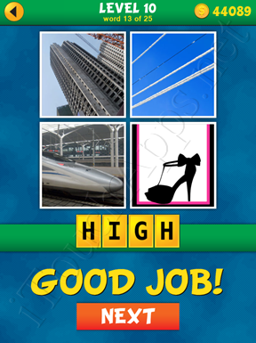 4 Pics 1 Word Puzzle - What's That Word Level 10 Word 13 Solution