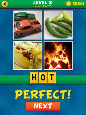 4 Pics 1 Word Puzzle - What's That Word Level 10 Word 17 Solution