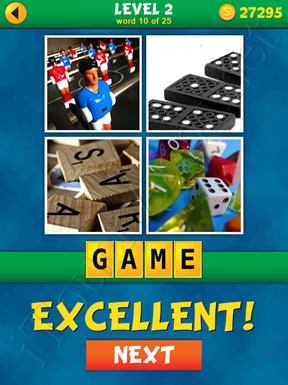 4 Pics 1 Word Puzzle - What's That Word Level 2 Word 10 Solution