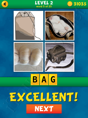 4 Pics 1 Word Puzzle - What's That Word Level 2 Word 5 Solution