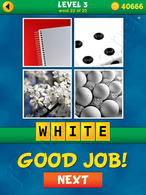 4 Pics 1 Word Puzzle - What's That Word Level 3 Word 22 Solution