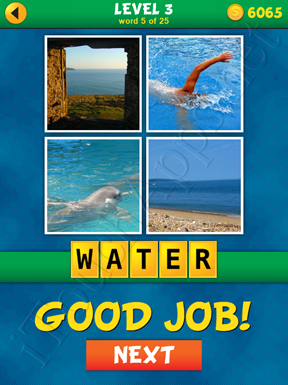 4 Pics 1 Word Puzzle - What's That Word Level 3 Word 5 Solution